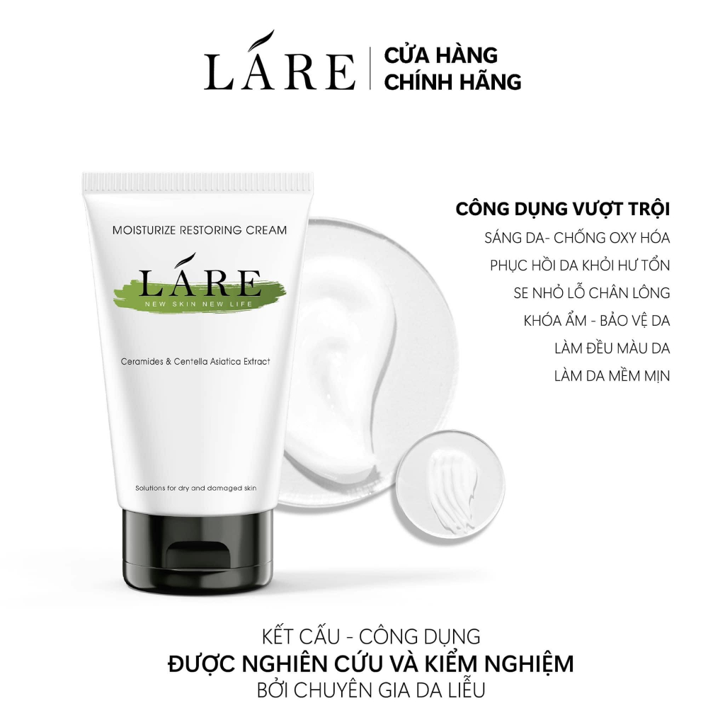 Kem Dưỡng Da Moisturize Restoring Cream LÁRE 70gr