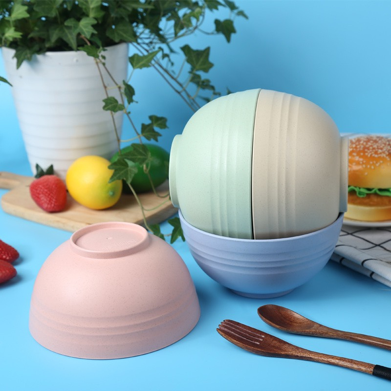 Bát Tô Cơm Lúa Mạch AC Decor 20cm Nhiều Màu, Bát Tô Đựng Canh Cỡ Lớn Phong Cách Bắc Âu