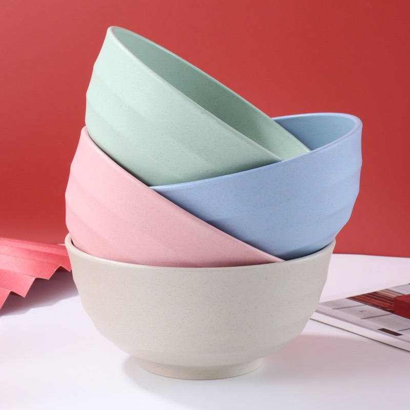 Bát Tô Cơm Lúa Mạch AC Decor 20cm Nhiều Màu, Bát Tô Đựng Canh Cỡ Lớn Phong Cách Bắc Âu