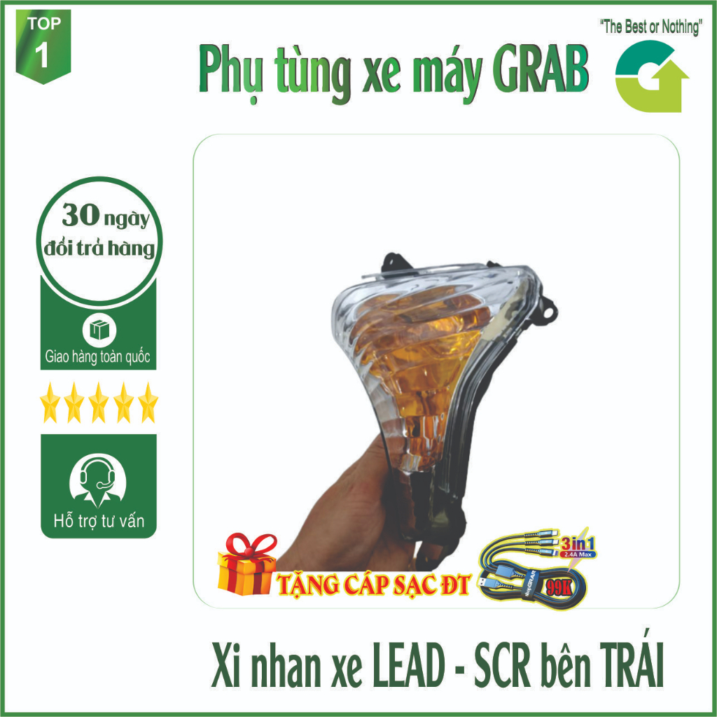 Xi nhan TRƯỚC xe LEAD - SCR bên TRÁI - SPD-2743
