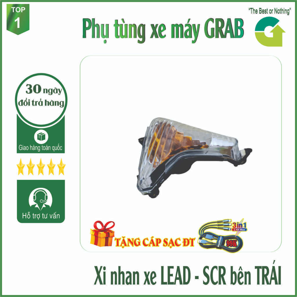 Xi nhan TRƯỚC xe LEAD - SCR bên TRÁI - SPD-2743