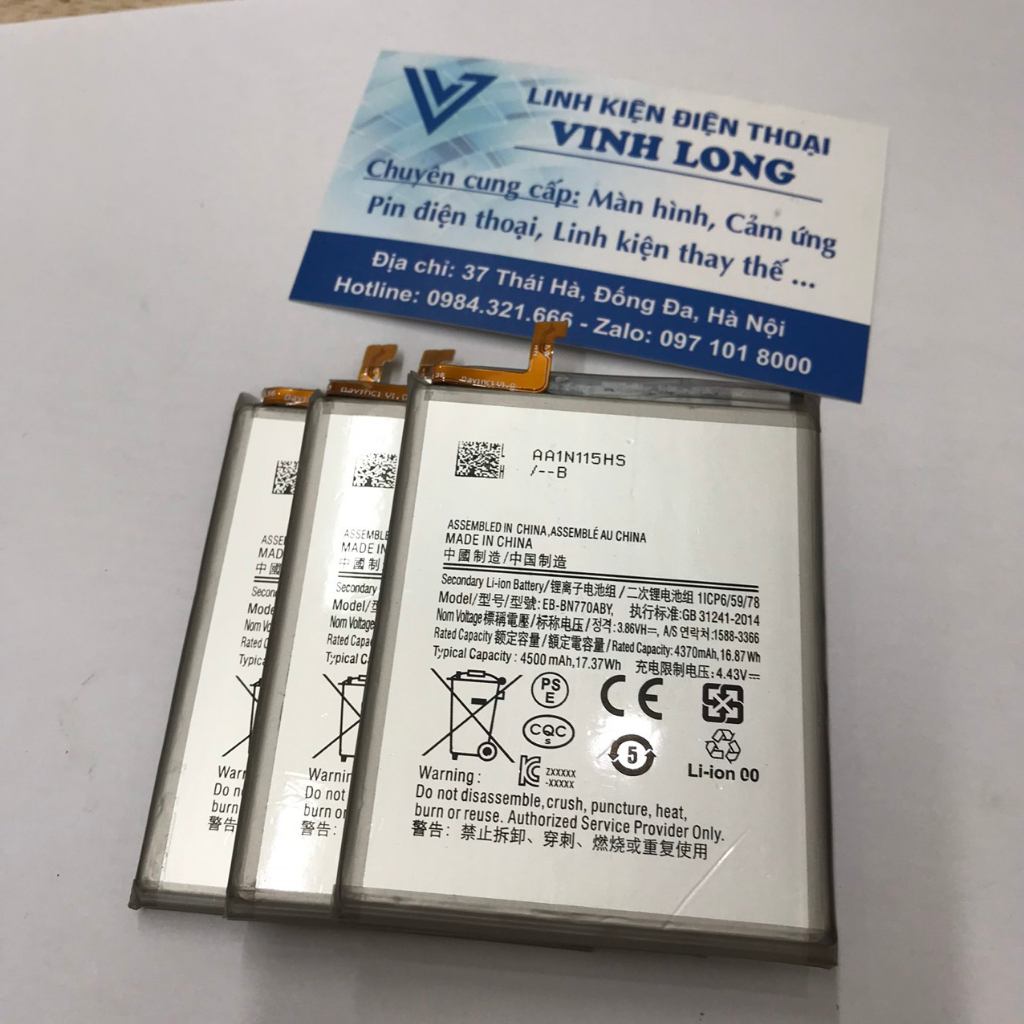 Pin zin Samsung Note 10 Lite