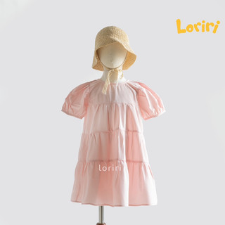 VÁY HỒNG NHIỀU TẦNG LORIRI