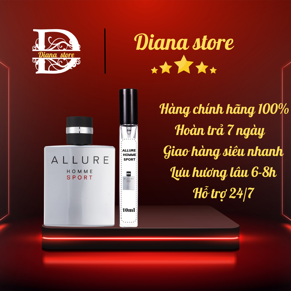 Nước Hoa Chiết CHANEL ALLURE HOME SPORT Mẫu Thử 10ml