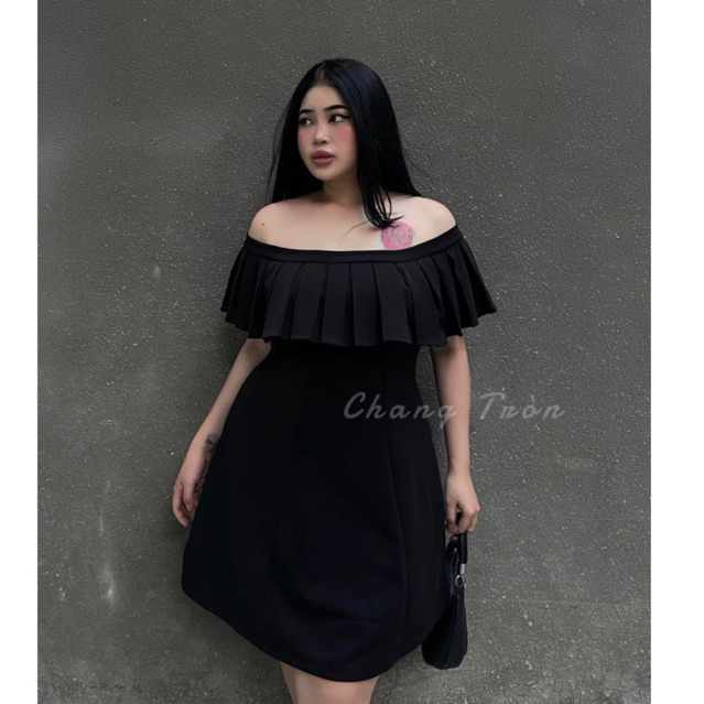 | Chang Tròn | Đầm Trễ Vai Tiêu Thư Bigsize