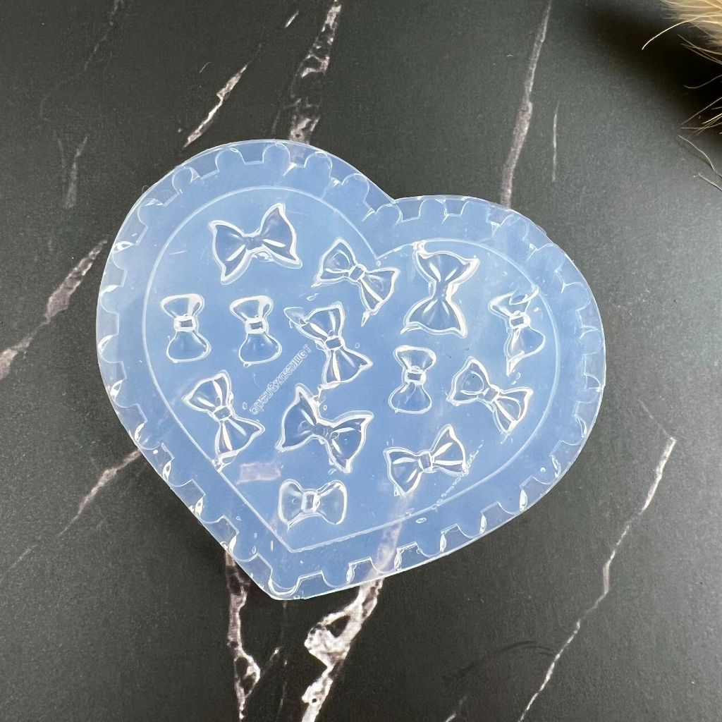 Khuôn silicon làm phụ kiện trang trí móng họa tiết chữ số 3D độc đáo