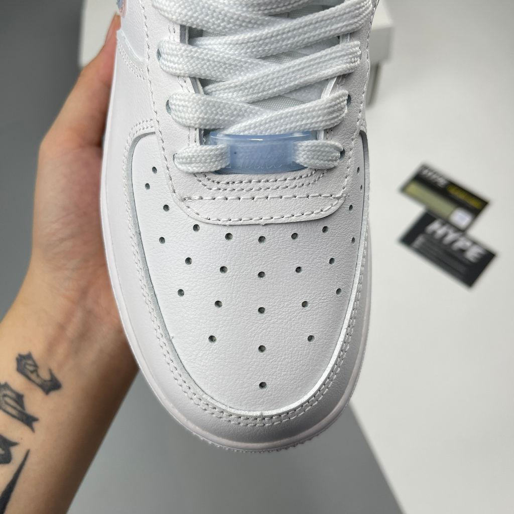 Giày Air Force 1 Low LV8 Double Swoosh Light Armory Blue  - Hype Sneaker | Phiên bản 1:1
