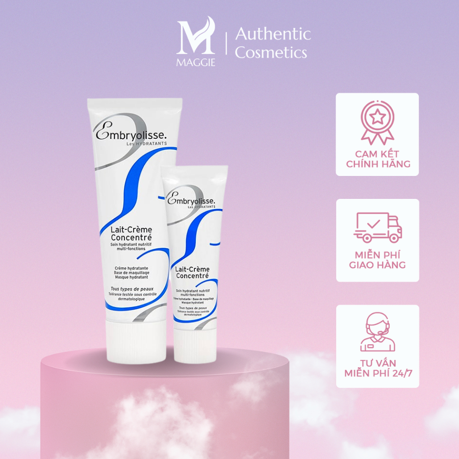 Sữa dưỡng ẩm siêu phục hồi EMBRYOLISSE Lait-Crème Concentré
