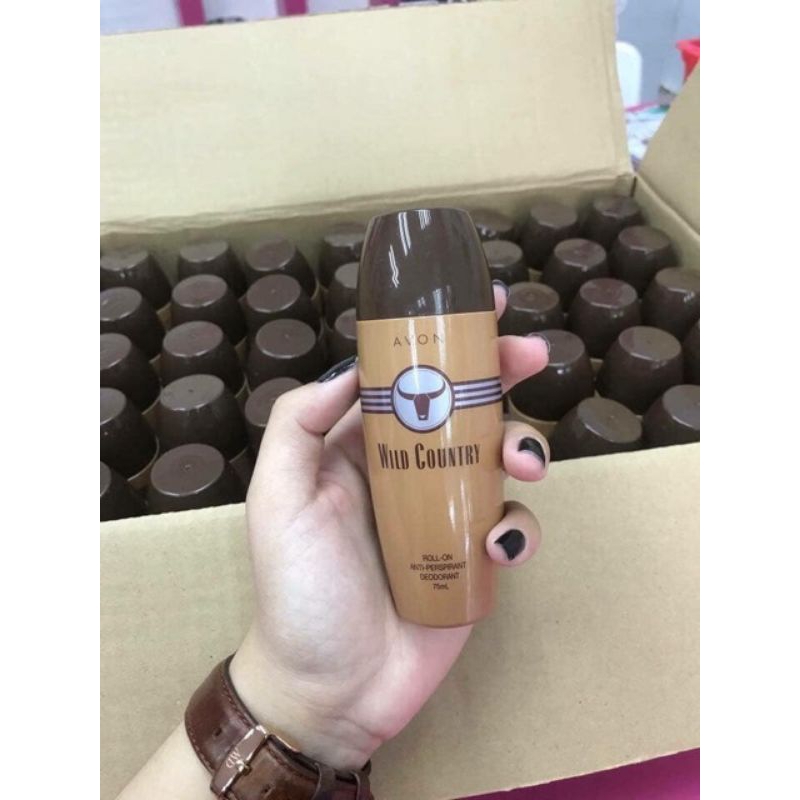 combo 2 chai lăn khử mùi wild country Avon chính hãng chai 75 ml