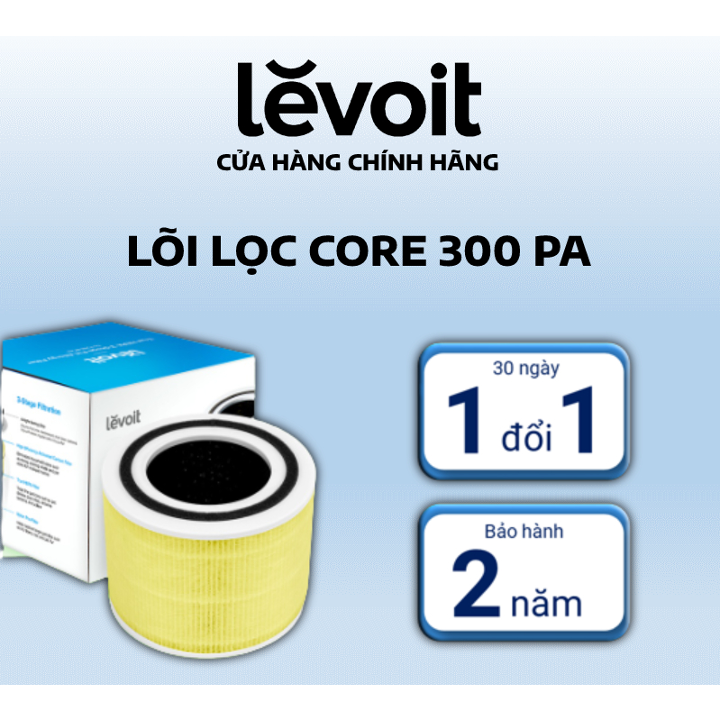 Lõi Lọc Chống Dị Ứng Vật Nuôi Cho Máy Lọc Không Khí Levoit Core 300 RF-PA | Bộ Lọc HEPA 3 Lớp | Hàng Chính Hãng
