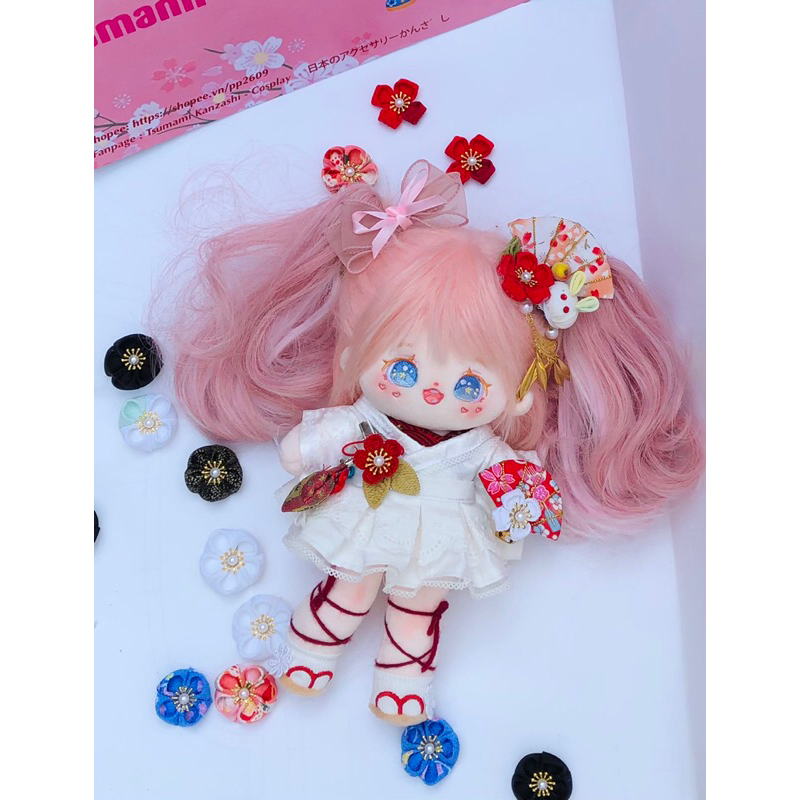 Vớ geta cho búp bê  20cm 25cm outfit