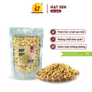 Hạt sen sấy thuận hương 200gr - không đường, hàng loại 1 xuất khẩu