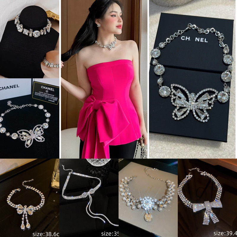 Vòng cổ đá hót girl.phong cách hang quốc.sang chảnh