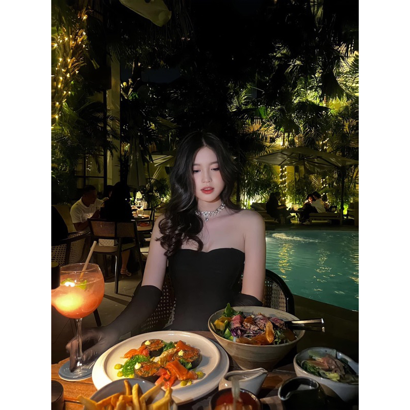 Vòng cổ đá hót girl.phong cách hang quốc.sang chảnh