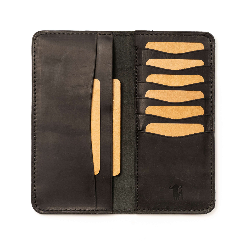 Ví Handmade Da Bò Thật DÀI MINI- January Classic- Bảo Hành 10 Năm- Đổi Trả Miễn Phí