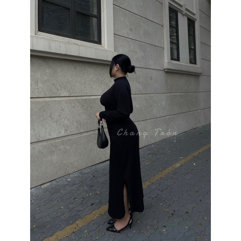 | Chang Tròn | Sét Chân váy + Áo croptop cổ cao Bigsize