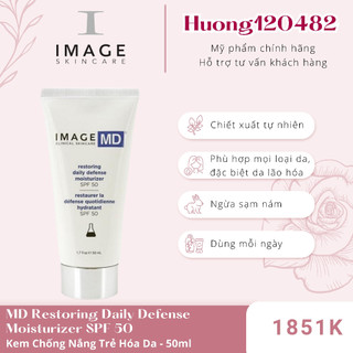 Kem chống nắng chống nám dưỡng da Image MD Restoring Daily Defense Moisturizer SPF 50+ 2026