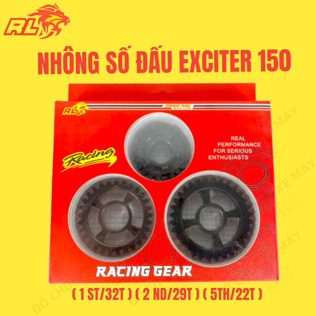 Nhông Số Đấu Redleo Exciter 150 (15-29-22) chính hãng