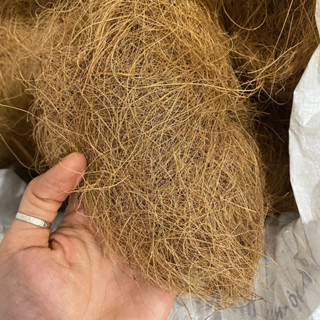 100g - Chỉ xơ dừa, xơ dừa sợi, xơ dừa chỉ, giá thể trụ leo, giữ ẩm, giá thể trầu bà, che chậu cây thay rơm