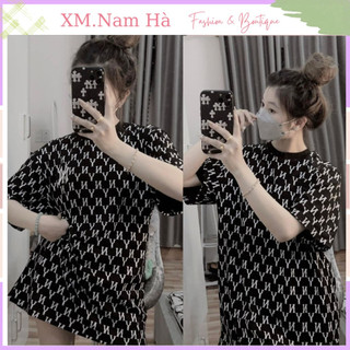 Áo phông nữ chữ kín áo cực xinh, áo thun rộng nữ thời trang cá tính.