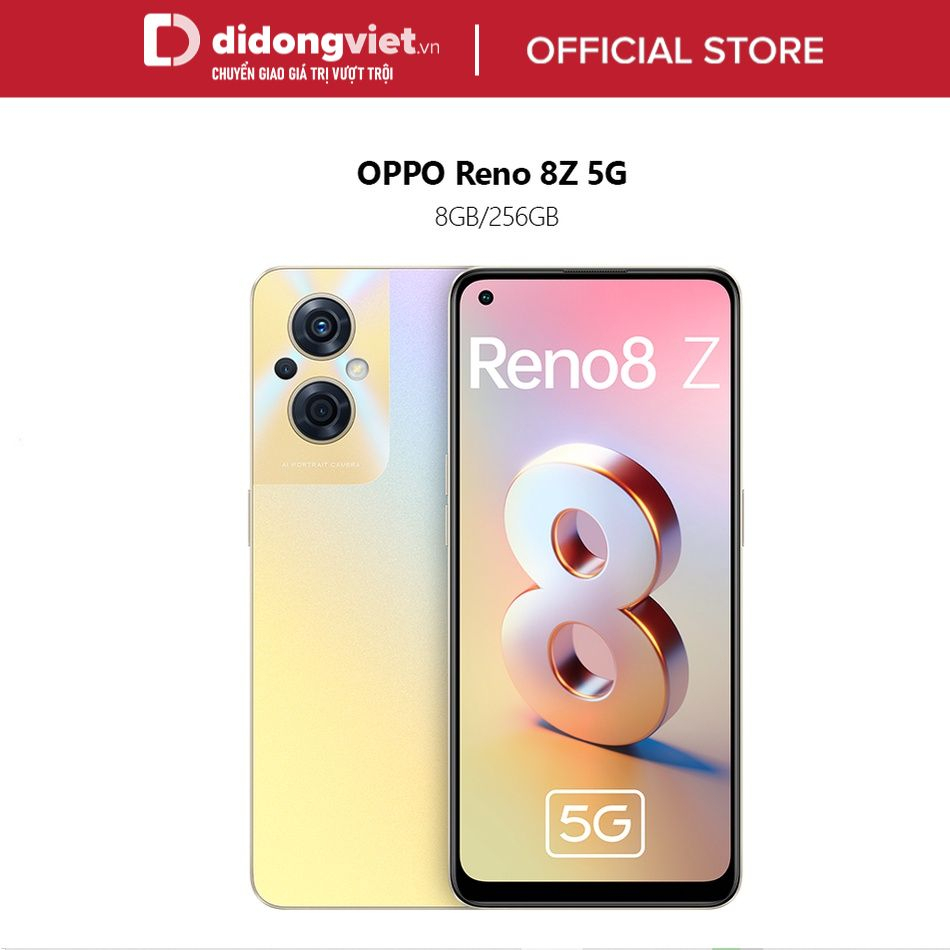 Điện thoại OPPO Reno 8Z 5G 8GB/256GB Chính Hãng