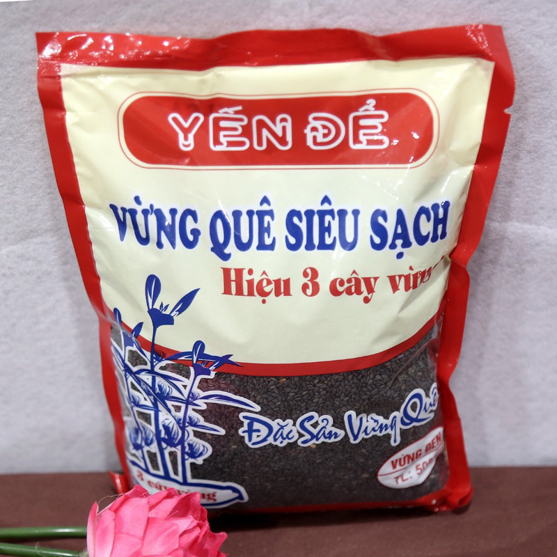 VỪNG/MÈ ĐEN SIÊU SẠCH- vừng quê siêu sạch gói 500g