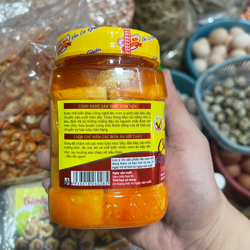 CHAO BÔNG MAI LỌ 370g