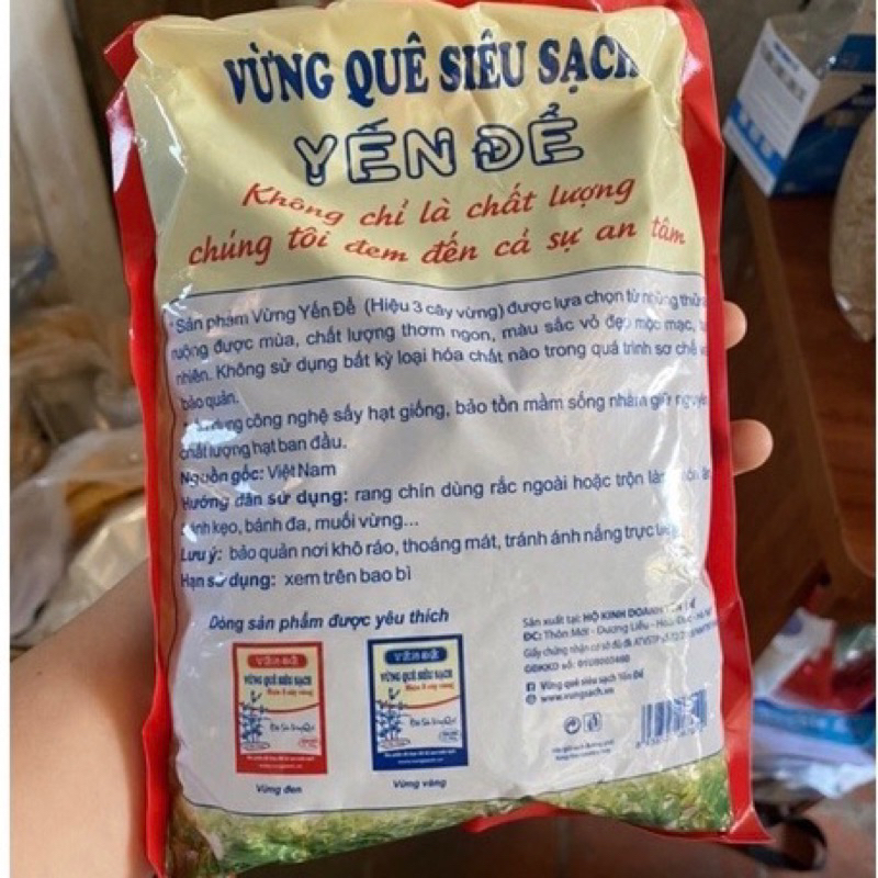 VỪNG/MÈ ĐEN SIÊU SẠCH- vừng quê siêu sạch gói 500g