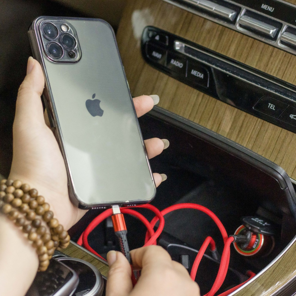 T.ẩu Sạc, Dây Sạc 3 Đầu PUGAN , Sạc Nhanh Điện Thoại Và Thiết Bị Điện Tử Trên Ô Tô Nhiều Công Suất | BigBuy360 - bigbuy360.vn