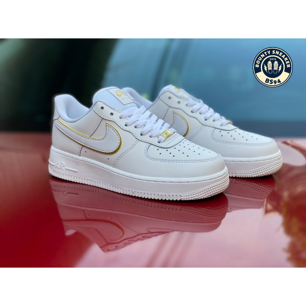 Giày Thể Thao Nike Air Force 1 LVB White Gold Chính Hãng (Fullbox)