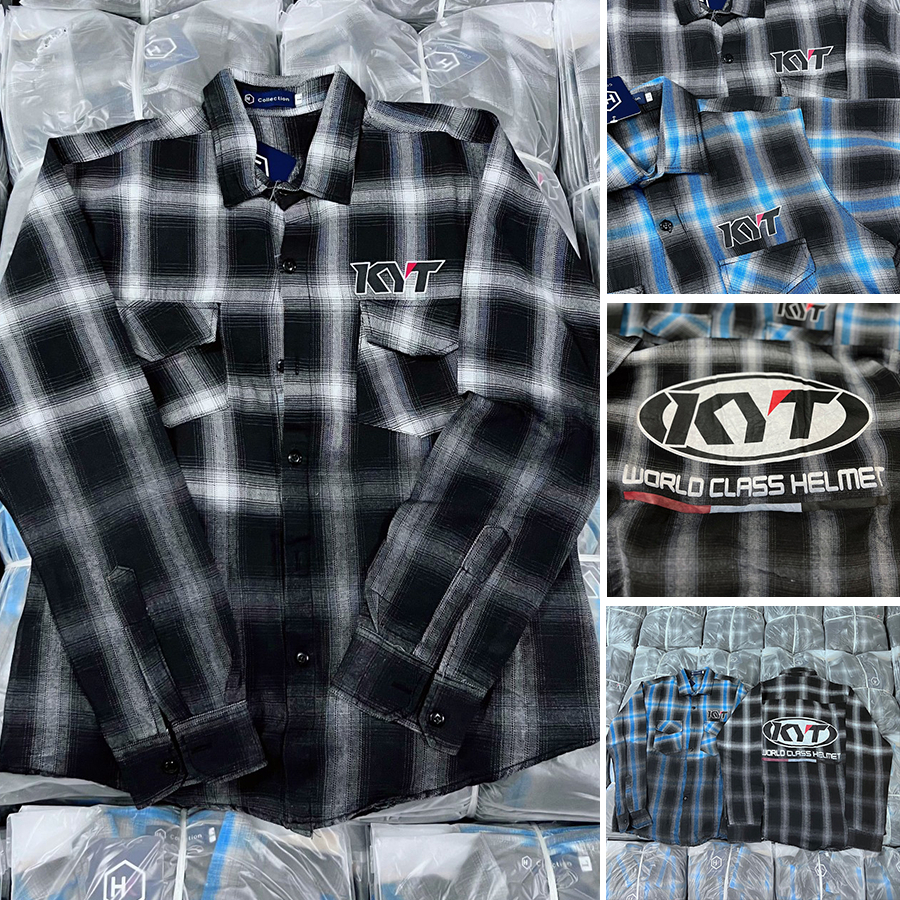 Áo Sơ Mi Nam Nữ Tay Dài Cổ Bẻ Kẻ Caro Phối 2 Túi Kyt Chất Liệu Vải Cotton Form Rộng 2 Màu Mền Mịn SMTD50 - TOMANO