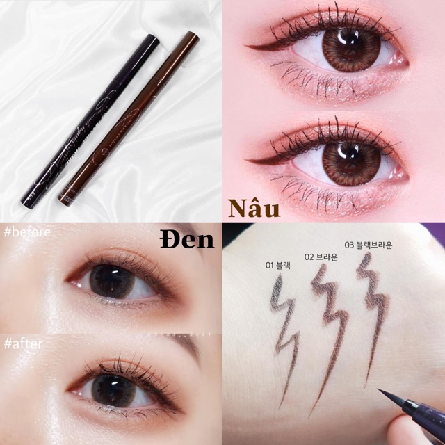 Kẻ Mắt Nước Kiss Me Heroine Make Smooth Liquid Eyeline