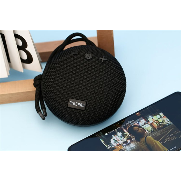Loa Bluetooth Mozard X21 Đen - Chống nước IPX6 - Dùng khoảng 8 - 10 tiếng