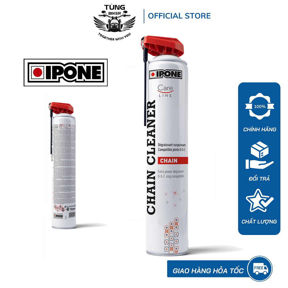 Chai Xịt Vệ Sinh, Rửa Sên/Xích Không Hại Phốt Cao Su IPONE Chain Cleaner