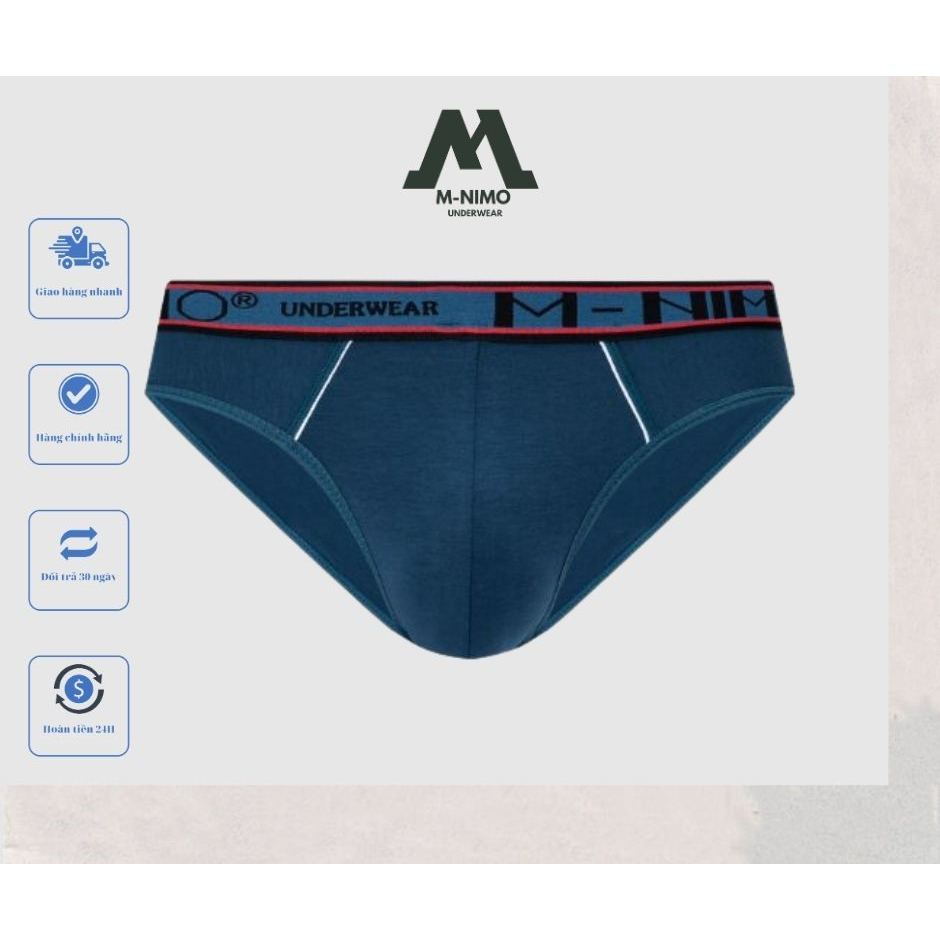 Combo 6 quần lót nam M-Nimo Mã M-070 chất liệu Cotton thiên nhiên cao cấp giúp thấm hút, khử mùi cực tốt