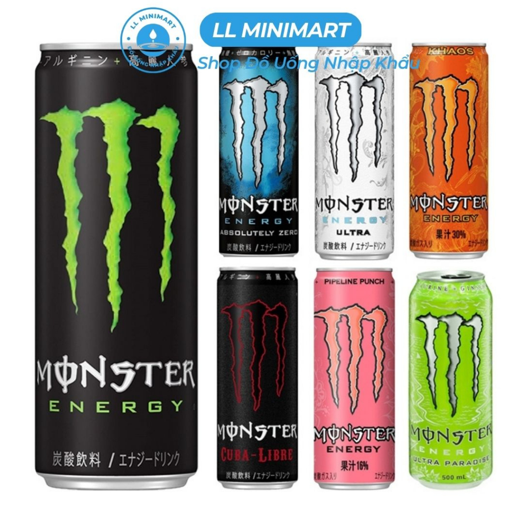 Nước Tăng Lực Monster Energy Ultra/Vị Xoài 355ML/Lon