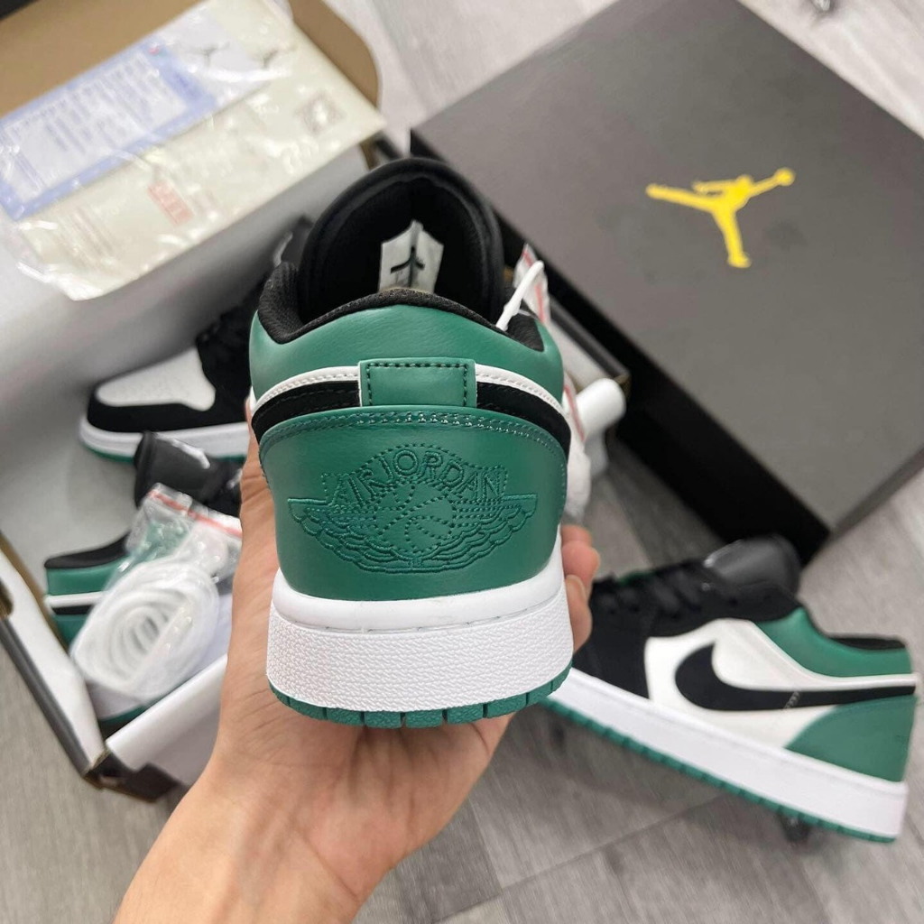 Giày Nike_Jordan 1 Low Pine Green Bản Cao Cấp, Giày Jordan cổ thấp xanh green nam nữ cực hot basic đủ size 36-43 | BigBuy360 - bigbuy360.vn