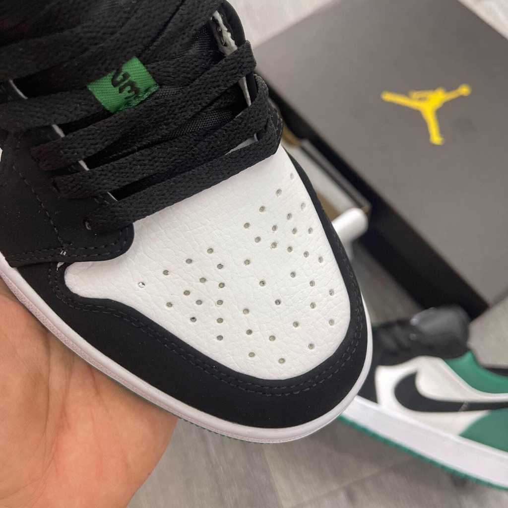 Giày Nike_Jordan 1 Low Pine Green Bản Cao Cấp, Giày Jordan cổ thấp xanh green nam nữ cực hot basic đủ size 36-43 | BigBuy360 - bigbuy360.vn