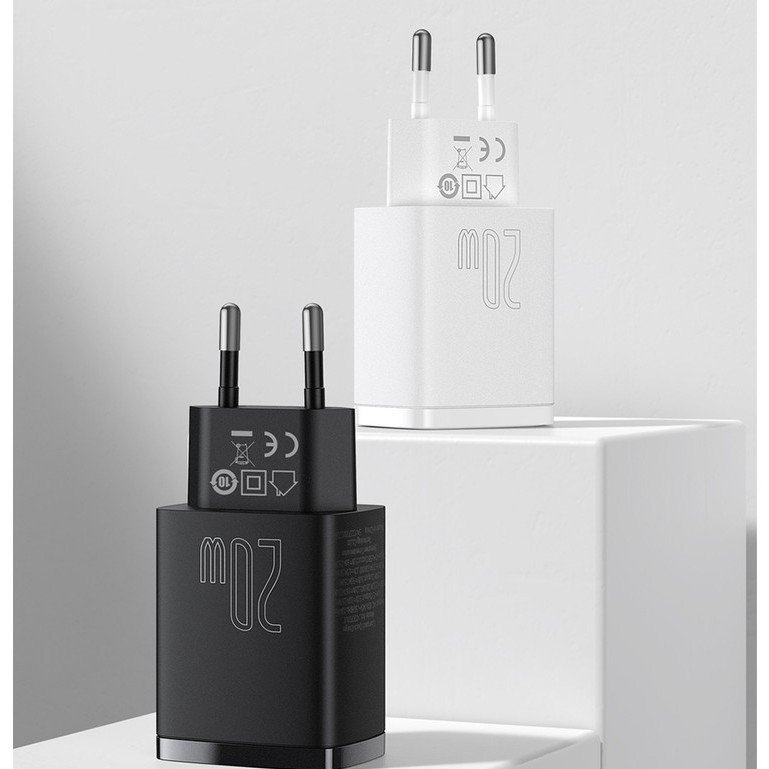Củ sạc nhanh 20w Natuso PD01 2 cổng USB Type-C hỗ trợ QC3.0 PD cho điện thoại