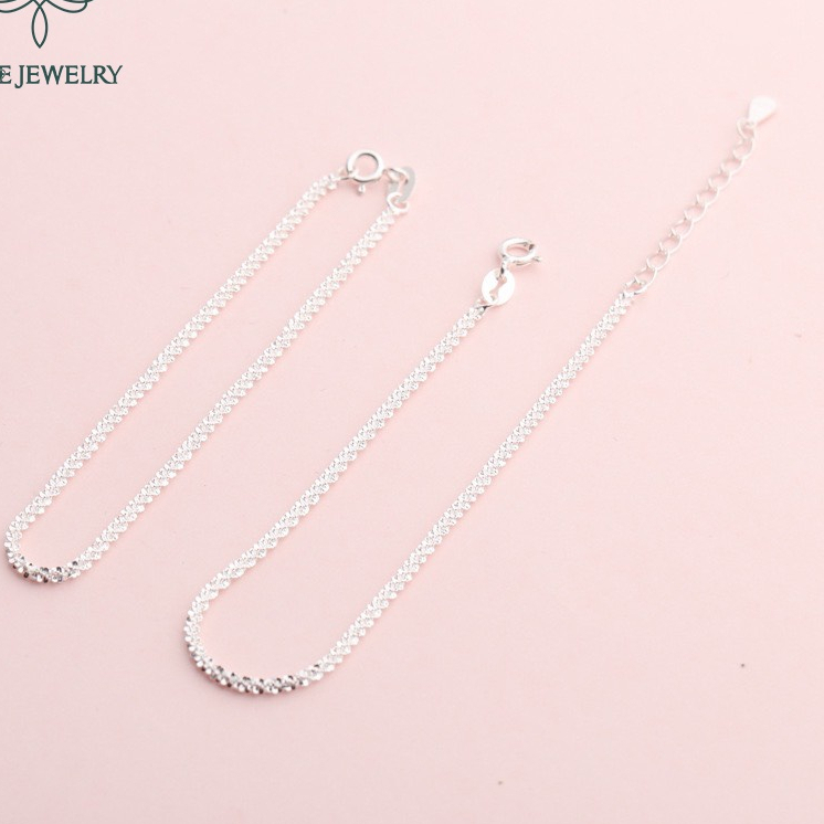 Lắc tay bạc Ý 925 vòng tay nữ cá tính trang sức bạc cao cấp - 9L4 9L5