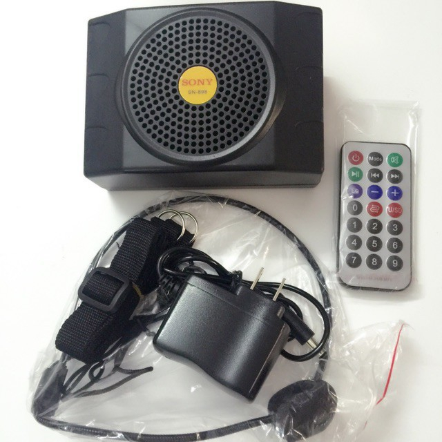 LOA TRỢ GIẢNG SONY KÈM MICRO TRỢ GIẢNG SN-898 CÓ BLUETOOTH/FM/MP3/USB