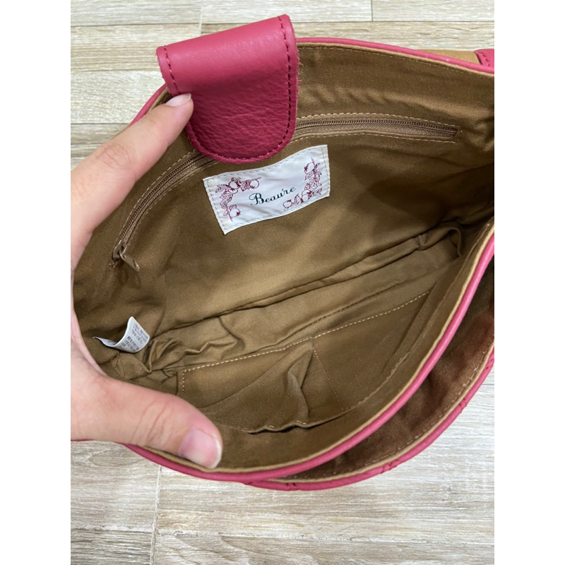 Túi si da voi hiệu Beau're
