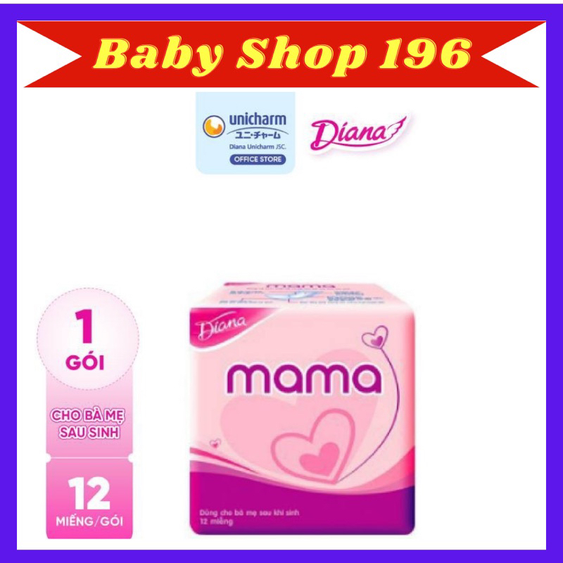 Băng Vệ Sinh Diana MAMA Cho Mẹ Sau Sinh