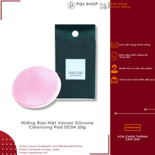 Miếng rửa mặt vacosi silicone cleansing pad dc04 20g