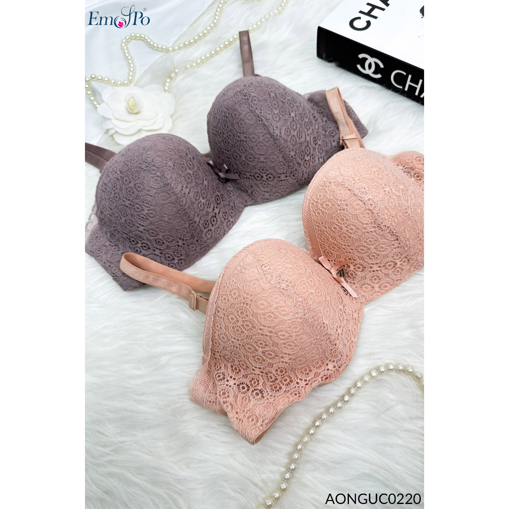 Áo ngực đệm mỏng ren lưới tròn EMSPO AONGUC0220