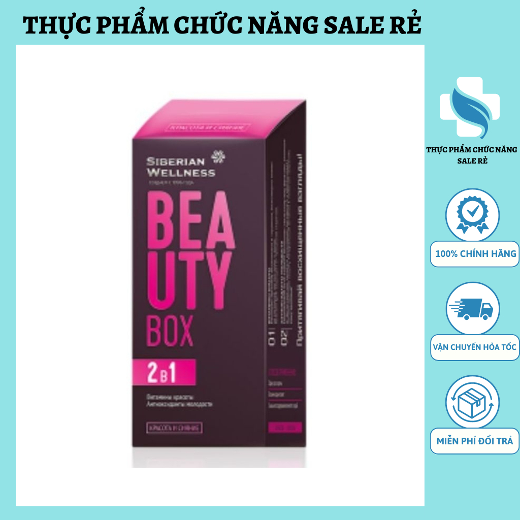 Siberian Beauty Box Sản Phẩm Giúp Làm Đẹp Da, Móng,Tóc