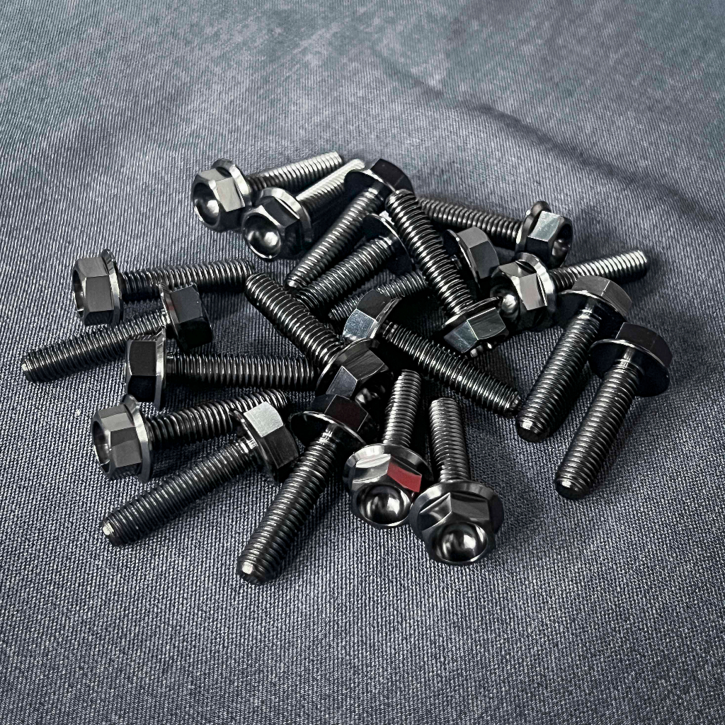 Ốc titan đen | Ốc titan 6li25 | Titan 6li25 6li 25 6li x25 cực đẹp | titan đen hiếm