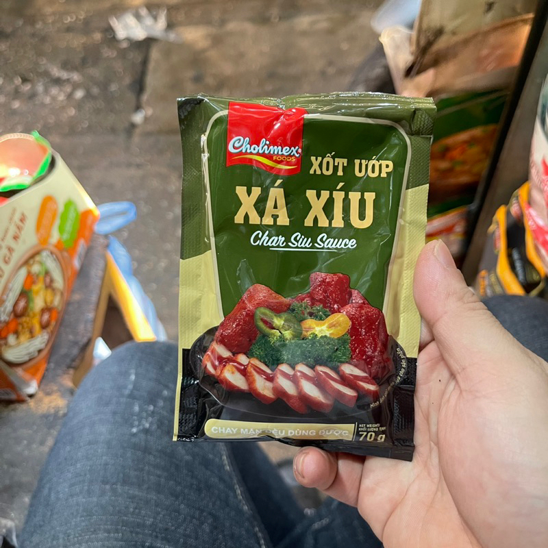 XỐT ƯỚP THỊT NƯỚNG XÁ XÍU CHOLIMEX- gói 70h