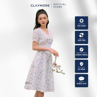 Đầm Hoa Phối Cổ Ren CLAYMORE Mã CDX2S3F11901