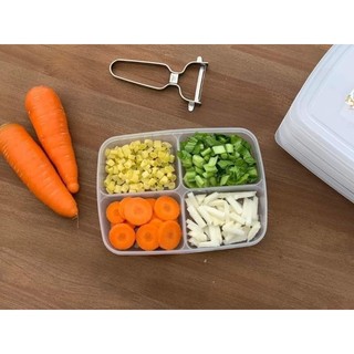 Hộp đựng thực phẩm để tủ lạnh, hộp chia ngăn